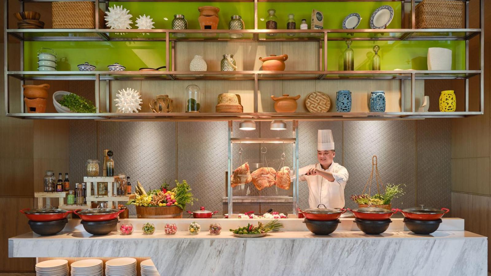 Amari Pattaya Ξενοδοχείο Εξωτερικό φωτογραφία A live kitchen at a hotel